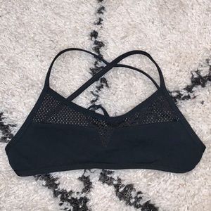 Jolyn Black Matty Mesh Top